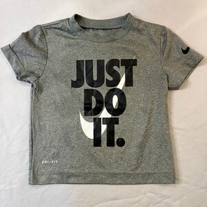 Nike Gray Short Sleeve Tee Just Do It
